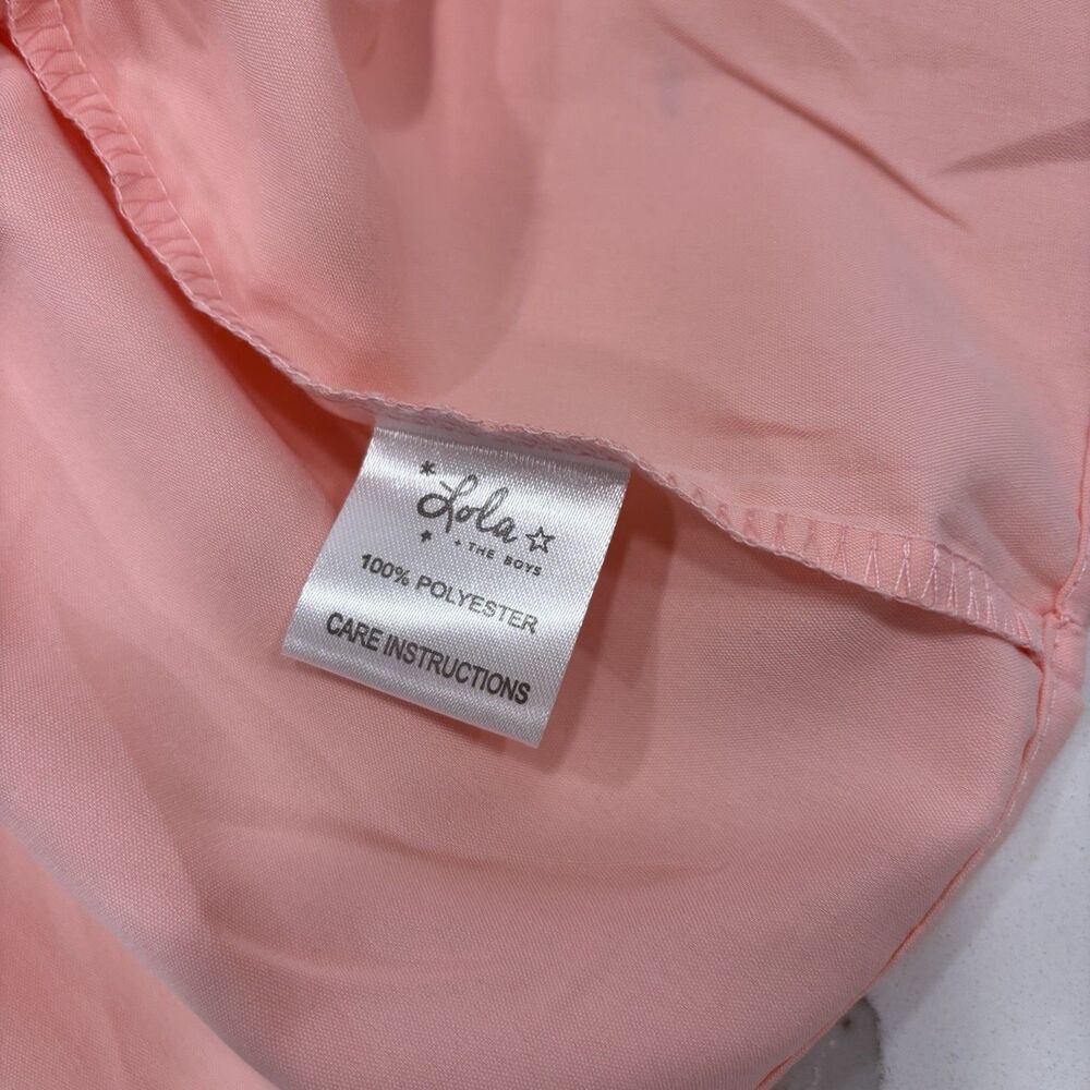 Lola And The Boys Dress Size 8 Pink 3D Flowers Spring Summer NWOT - Picture 6 of 7